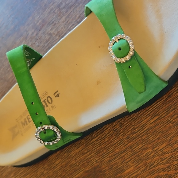 Mephisto Idelya Sandals, Lime Green, Size 41 - Picture 3 of 8